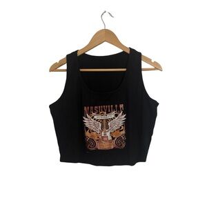 Nashville Graphic Black Tank Top